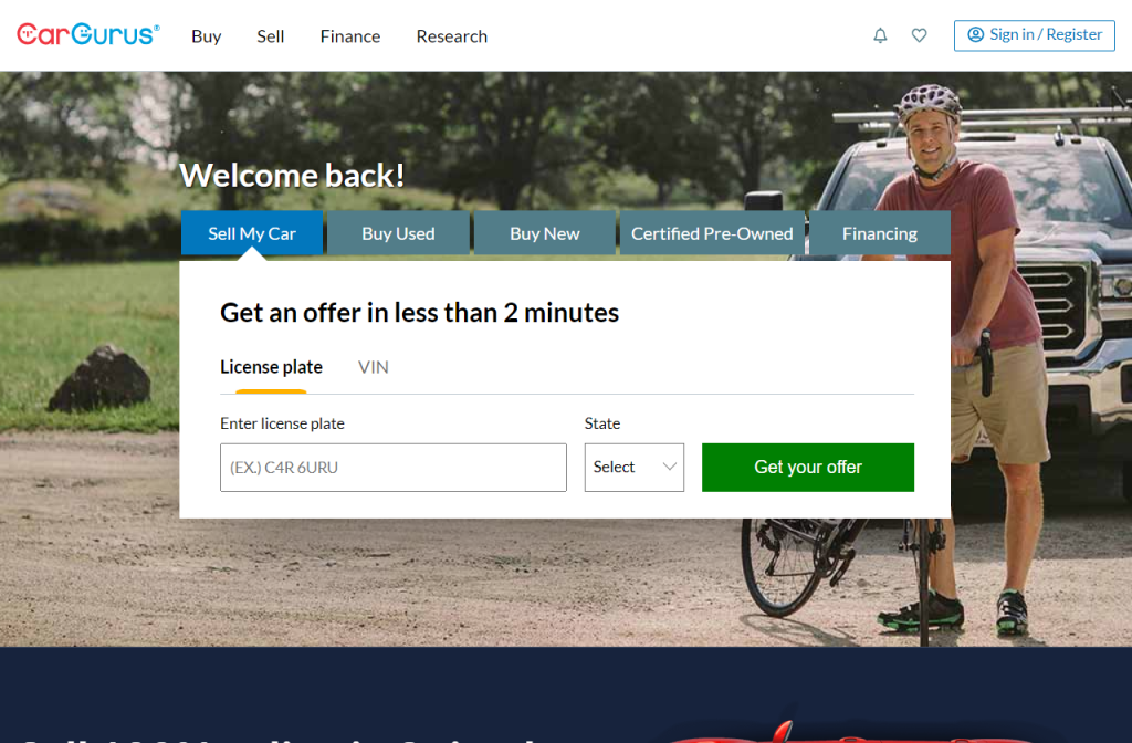 Best Websites to Buy Used Cars for Sale in 2022 3 cargurus homepage