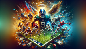 DALL·E 2023 12 19 16.20.32 A captivating and dynamic featured image for an article about NFL Week 16 embodying the high stakes and excitement of the playoff countdown. The imag